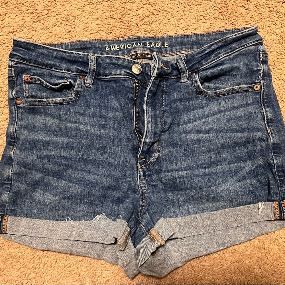 American Eagle Outfitters Dark Blue Jean Shorts